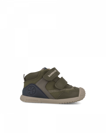 Ghete copii din piele naturala, Kaki, Biomecanics 251125-B788 [1]