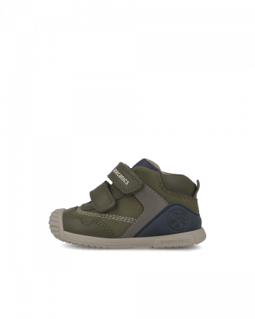 Ghete copii din piele naturala, Kaki, Biomecanics 251125-B788 [2]