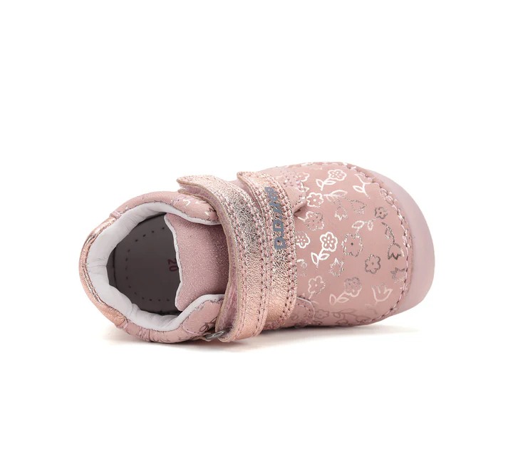 Ghete fete din piele DD Step,  Barefoot  Roz S070-52724 [5]