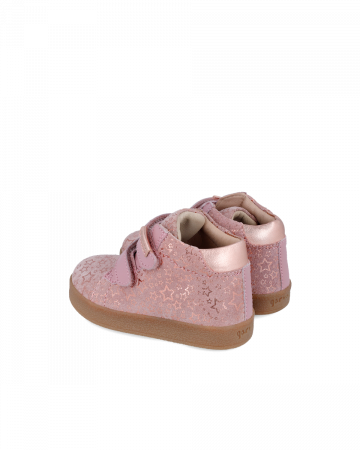 Ghete fete din piele naturala Roz, 241316-B777 [2]