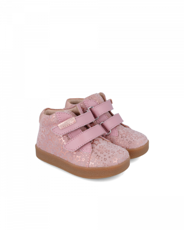 Ghete fete din piele naturala Roz, 241316-B777 [1]