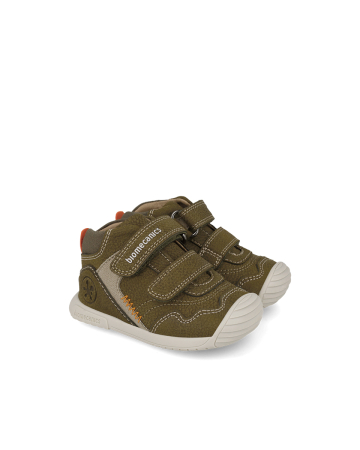 Ghete baieti - Ghete imblanite baieti din piele naturala Militare 261125-B788FB Biomecanics