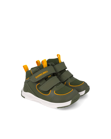 Incaltaminte baieti - Ghete imblanite barefoot baieti Kaky 261177-B801FB Biomecanics