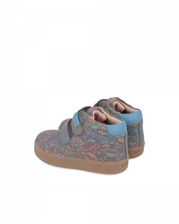 Ghete unisex din piele naturala, Gri, Garvalin 241317-B168 [3]