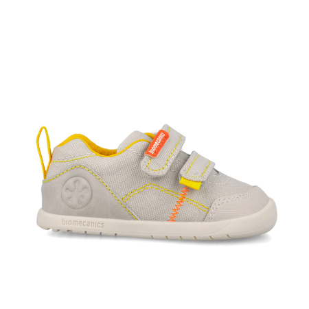 Pantofi baieti, calapod lat, textil Biomecanics, beige 262190-C891 [1]
