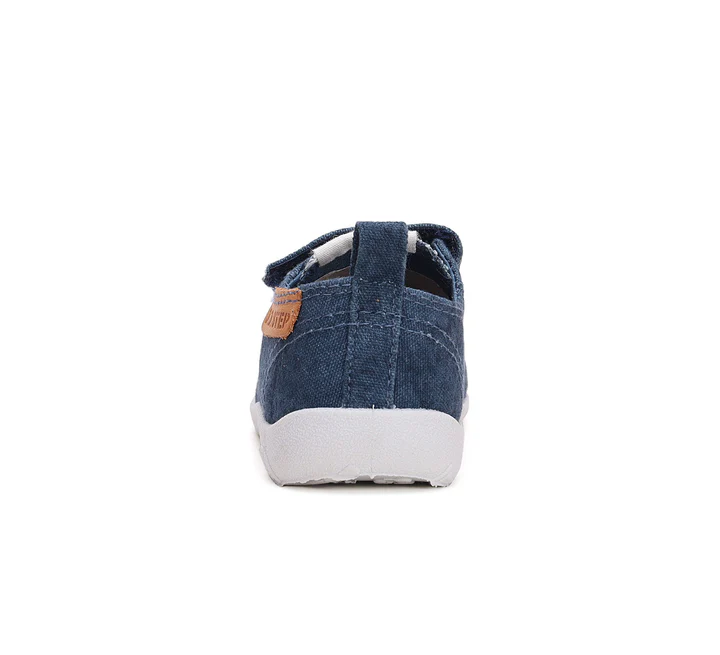 Pantofi baieti, din panza, interior, albastru-blug, BAREFOOT, DD STEP C086-42881E [1]