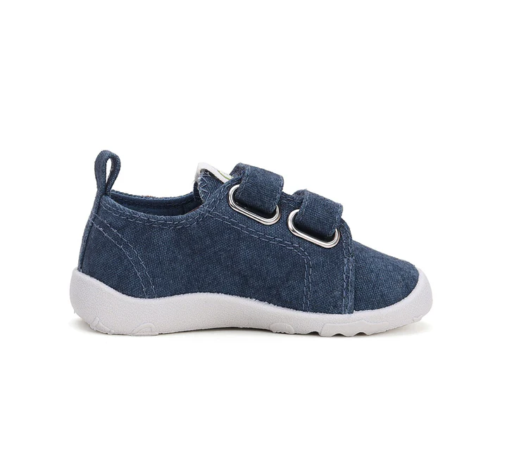 Pantofi baieti, din panza, interior, albastru-blug, BAREFOOT, DD STEP C086-42881E [6]