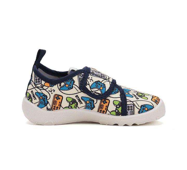 Pantofi baieti, din panza, pentru INTERIOR, BAREFOOT, DD STEP C086-51576 [1]