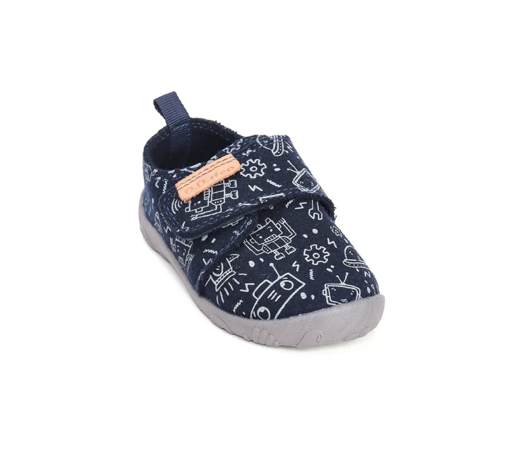 Pantofi baieti, din panza, pentru INTERIOR, BAREFOOT, DD STEP C086-52717 - DD Step [3]