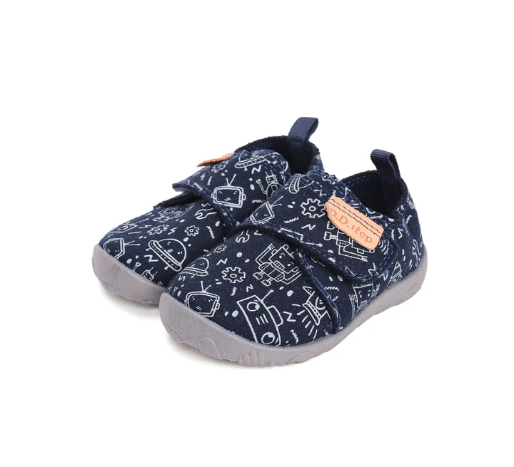 Pantofi baieti, din panza, pentru INTERIOR, BAREFOOT, DD STEP C086-52717 - DD Step [7]