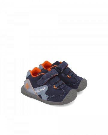 Pantofi baieti, din piele naturala, Azul Marino, Biomecanics 251127-A089 [1]