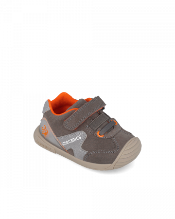 Pantofi baieti - Pantofi baieti, din piele naturala, Maro, Biomecanics 251127-B168