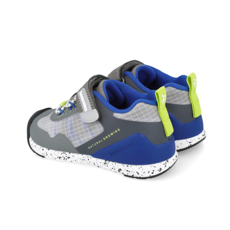 Pantofi baieti, material textil, Biomecanics, Gri-Albastru 251137-B156 [1]