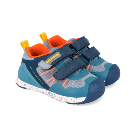 Pantofi baieti - Pantofi baieti, material textil, Biomecanics, Albastru 262132-A008