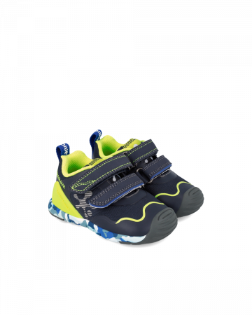 Pantofi sport baieti, din material textil, negru multicolor, Biomecanics 241140-A008 [1]