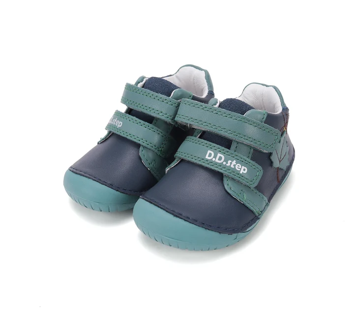 Incaltaminte baieti - Pantofi Piele Baieti D.D.step S070-62392 Royal Blue – Talpa Flexibila