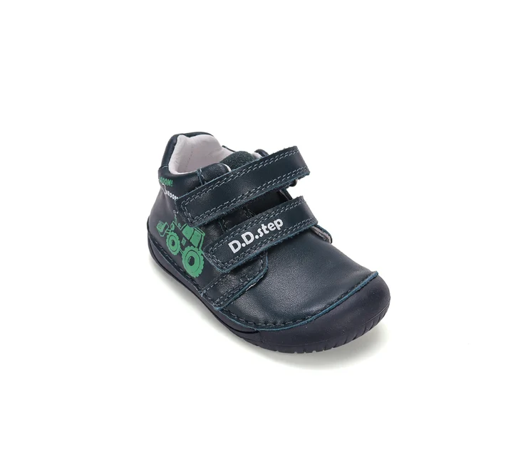 Pantofi Piele Baieti D.D.step S070-62964A Royal Blue – Talpa Flexibila [6]