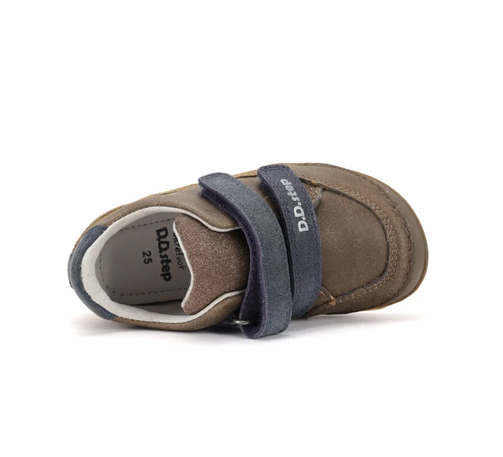 Pantofi Piele Intoarsa D.D.step S116-62538 Chocolate – Talpa Flexibila [4]