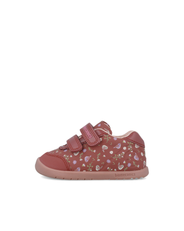 Pantofi fete, calapod lat, din piele, Biomecanics, Rosu - 251150-C859 [4]