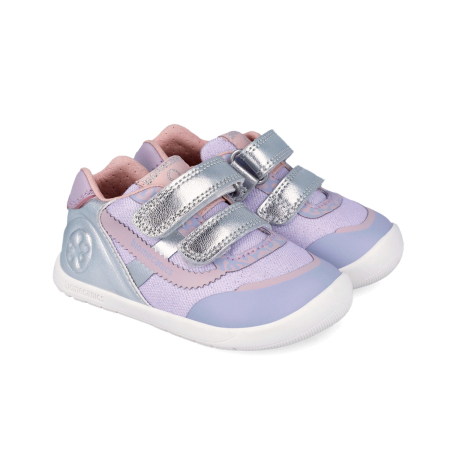 Pantofi fete - Pantofi fete, calapod lat, din piele, Biomecanics, Lila 262157-B879