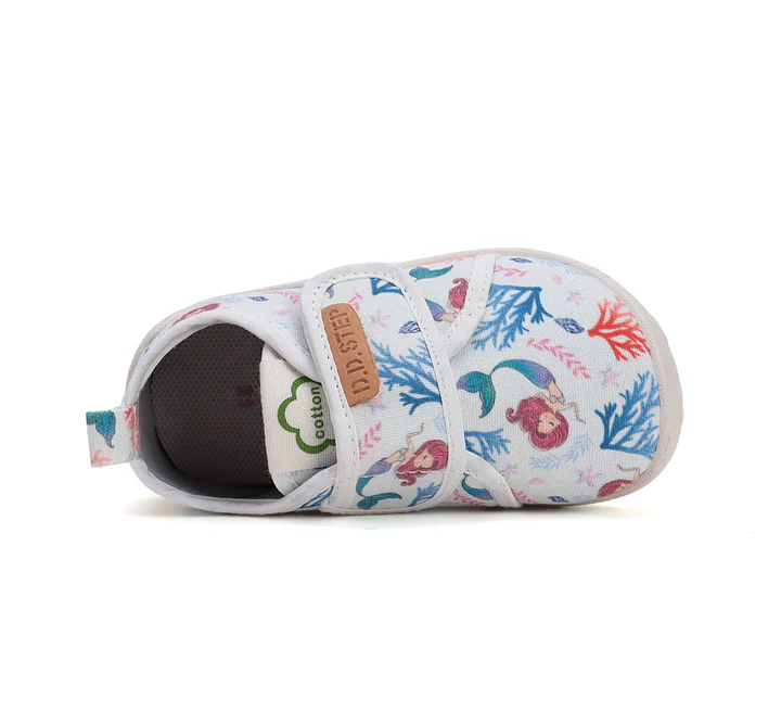 Pantofi fete, din panza, pentru INTERIOR, BAREFOOT, DD STEP C086-51499A [11]