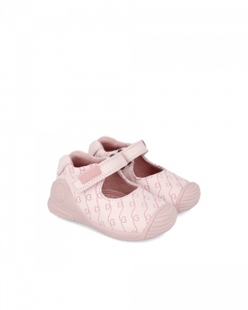 Pantofi copii din piele naturala Biomecanics, roz 241100-A779 [1]