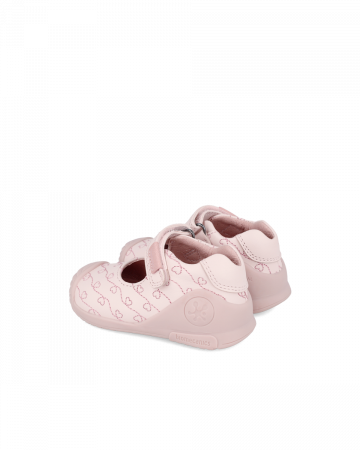 Pantofi copii din piele naturala Biomecanics, roz 241100-A779 [2]