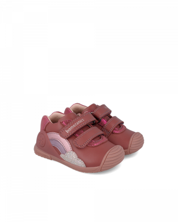 Incaltaminte fete - Pantofi fete, din piele naturala, roz , Biomecanics 251102-B859