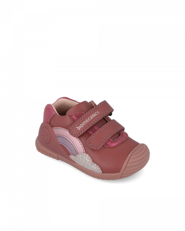 Pantofi fete, din piele naturala, roz , Biomecanics 251102-B859 [2]
