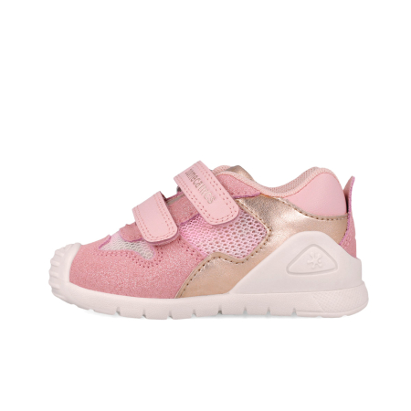 Pantofi fete, din piele naturala, roz, Biomecanics 252120-D032 [3]