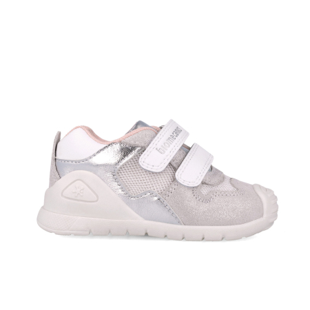 Pantofi fete, din piele naturala, alb Biomecanics 252120-C313 [4]
