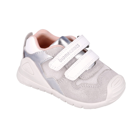 Pantofi fete, din piele naturala, alb Biomecanics 252120-C313 [2]