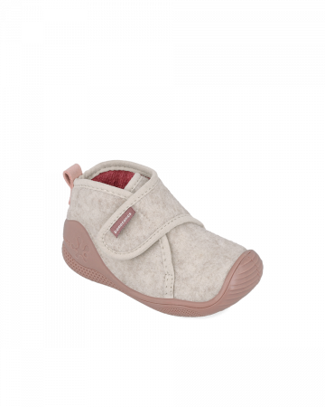 Pantofi baieti - Pantofi interior, Beige, Biomecanics  251140-D103