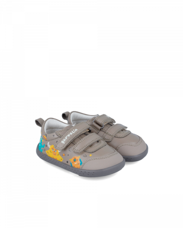Pantofi baieti din piele naturala, gri, 241309-B780 [1]