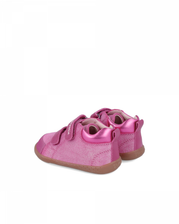 Pantofi fete din piele naturala, Roz, Garvalin 241301-C776 [2]
