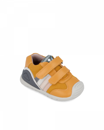Pantofi baieti, din piele naturala, multicolor, Biomecanics 241110-B240