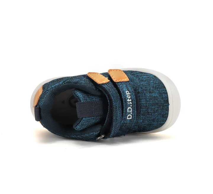 Pantofi sport copii DDstep bleumarin cu scai [4]