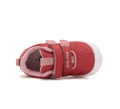 Pantofi sport copii DDstep rosu cu scai [4]