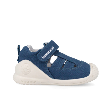 Sandale baieti, din material textil, albastru marin, Biomecanics 262187-A556 [1]