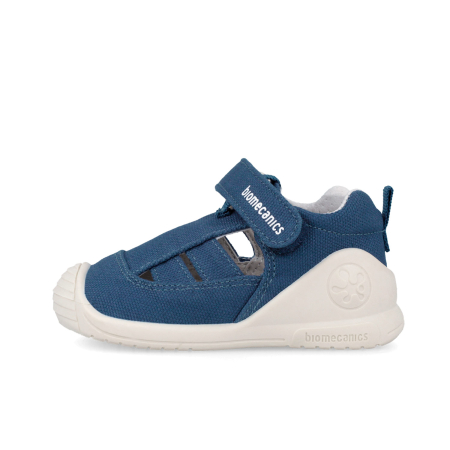 Sandale baieti, din material textil, albastru marin, Biomecanics 262187-A556 [4]