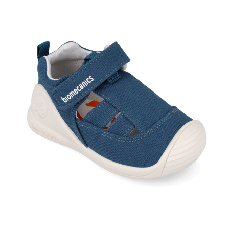 Sandale baieti, din material textil, albastru marin, Biomecanics 262187-A556 [3]