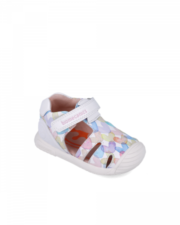 Sandale fete - Sandale din piele naturala, fete, Biomecanics 252110-B050