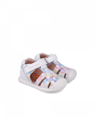 Sandale din piele naturala, fete, Biomecanics 252110-B050 [1]