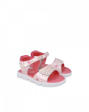 Sandale fete, alb mat, cu imprimeuri florale, Agatha Ruiz De La Prada 252926-A050 [1]
