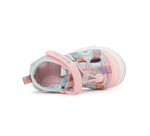 Sandale fete, din material textil, roz, DD Step G065-61599F [4]