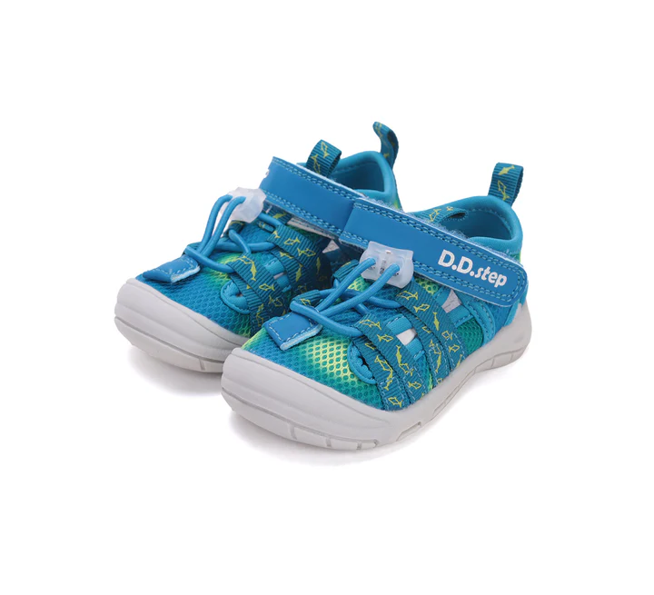 Sandale baieti - Sandale baieti, din material textil, bleu G065-61161 DD Step