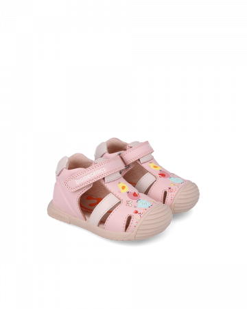 Sandale fete, Biomecanics, roz, 252106-A032 [2]