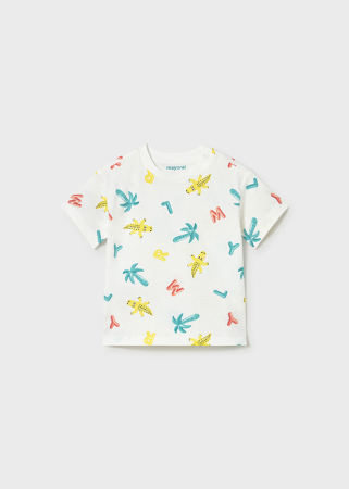 Set baieti cu imprimeu si 2 tricouri 01673-057 Mayoral [1]