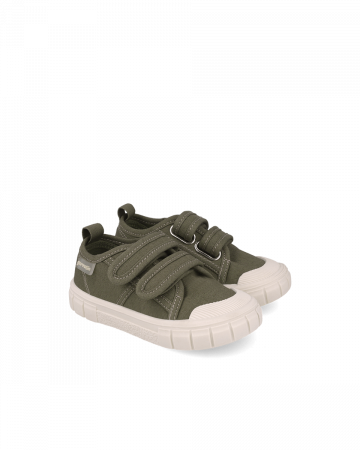 Pantofi baieti - Sneakers Baieti, din material textil, Kaki, Garvalin 252381-B801