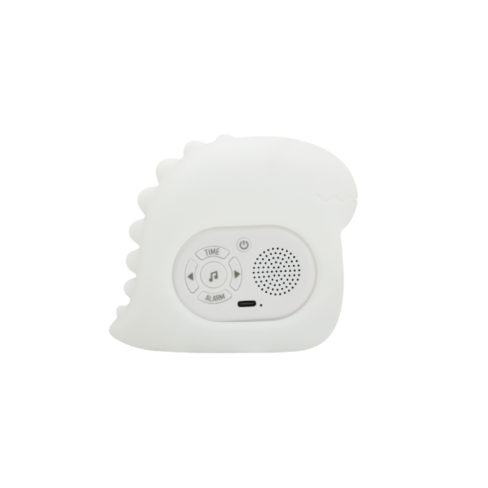 Ceas Sleep Trainer și lampă de veghe copii KIDDOBOO SoundGlow Dino, sunete albe, alarmă, LED, 4+ ani [2]